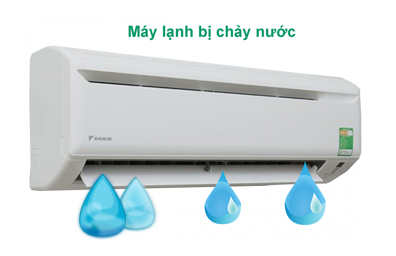 Điều hòa bị chảy nước