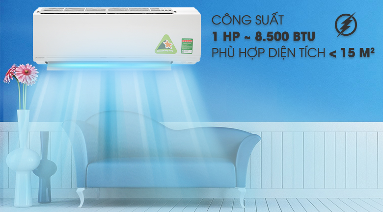 Máy lạnh Daikin Inverter 1.0 HP ATKC25UAVMV