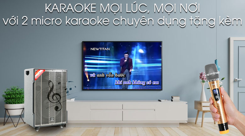 Loa kéo Karaoke Dalton TS-18G850X 850W - Karaoke