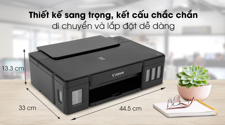 Máy in phun màu đơn năng Canon PIXMA G1010 - Thiết kế sang trọng