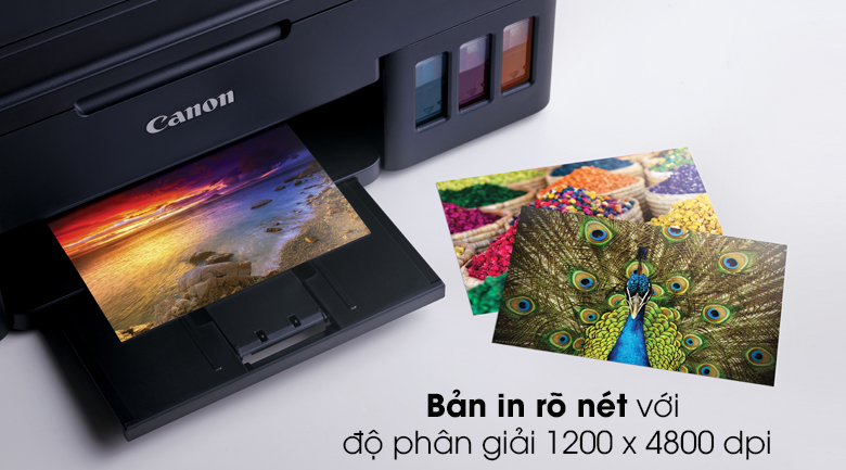 Máy in phun màu đơn năng Canon PIXMA G1010 - Chất lượng bản in tuyệt vời