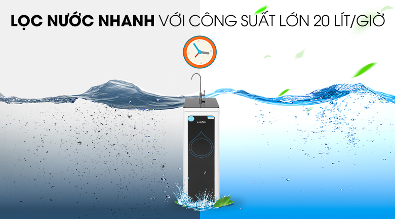 Công suất - Máy lọc nước RO Karofi B930 9 lõi