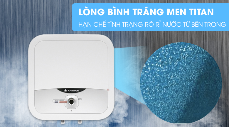 Tráng men Titan - Bình nóng lạnh Ariston AN2 RS 30 lít 