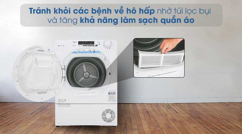 Làm sạch quần áo và bảo vệ sức khỏe nhờ túi lọc