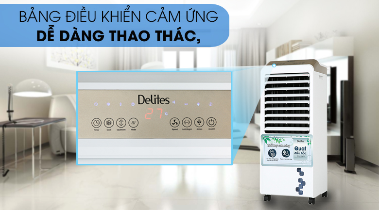 Quạt điều hòa Delites FLS-L20KG - Bảng điều khiển