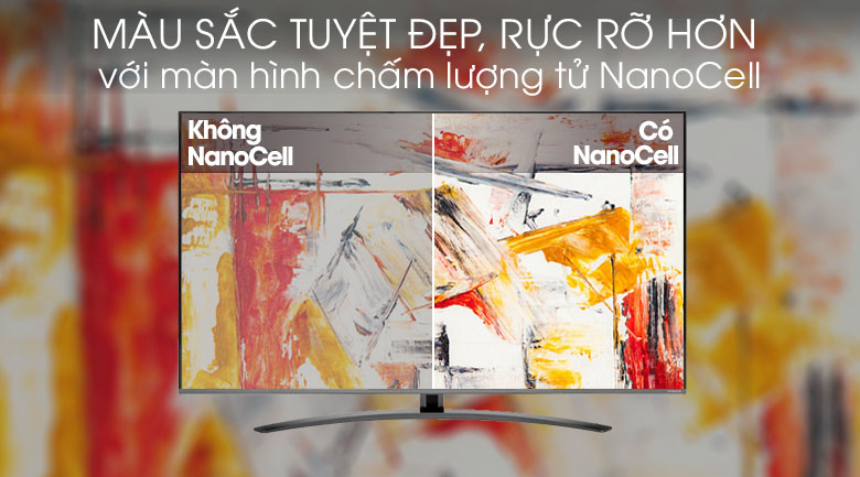 Smart Tivi NanoCell LG 4K 49 inch 49SM8100PTA - Màn hình chấm lượng tử NanoCell